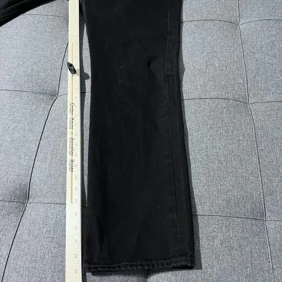 Levi 501 Jean Men 34x30 Black Denim Straight Leg Button Fly (30x29 see photos) - Picture 7 of 7